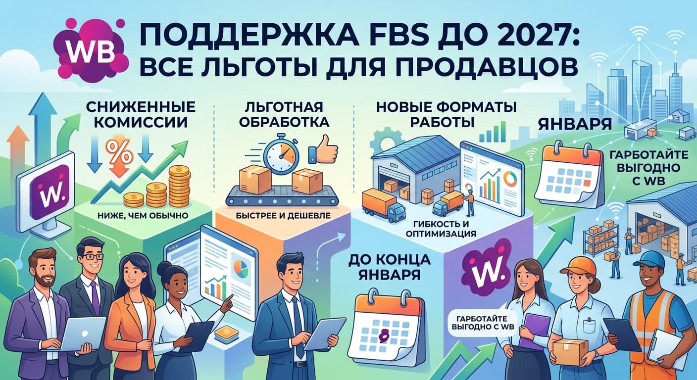 WB поддержка FBS до 2027: все льготы для продавцов