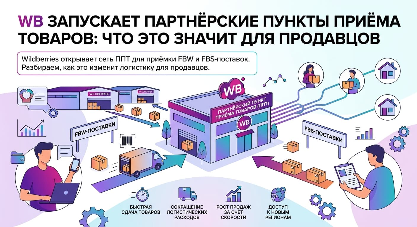 WB запускает партнёрские пункты приёма товаров: что это значит для продавцов