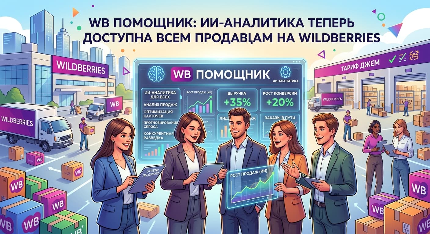 WB Помощник: ИИ-аналитика теперь доступна всем продавцам на Wildberries