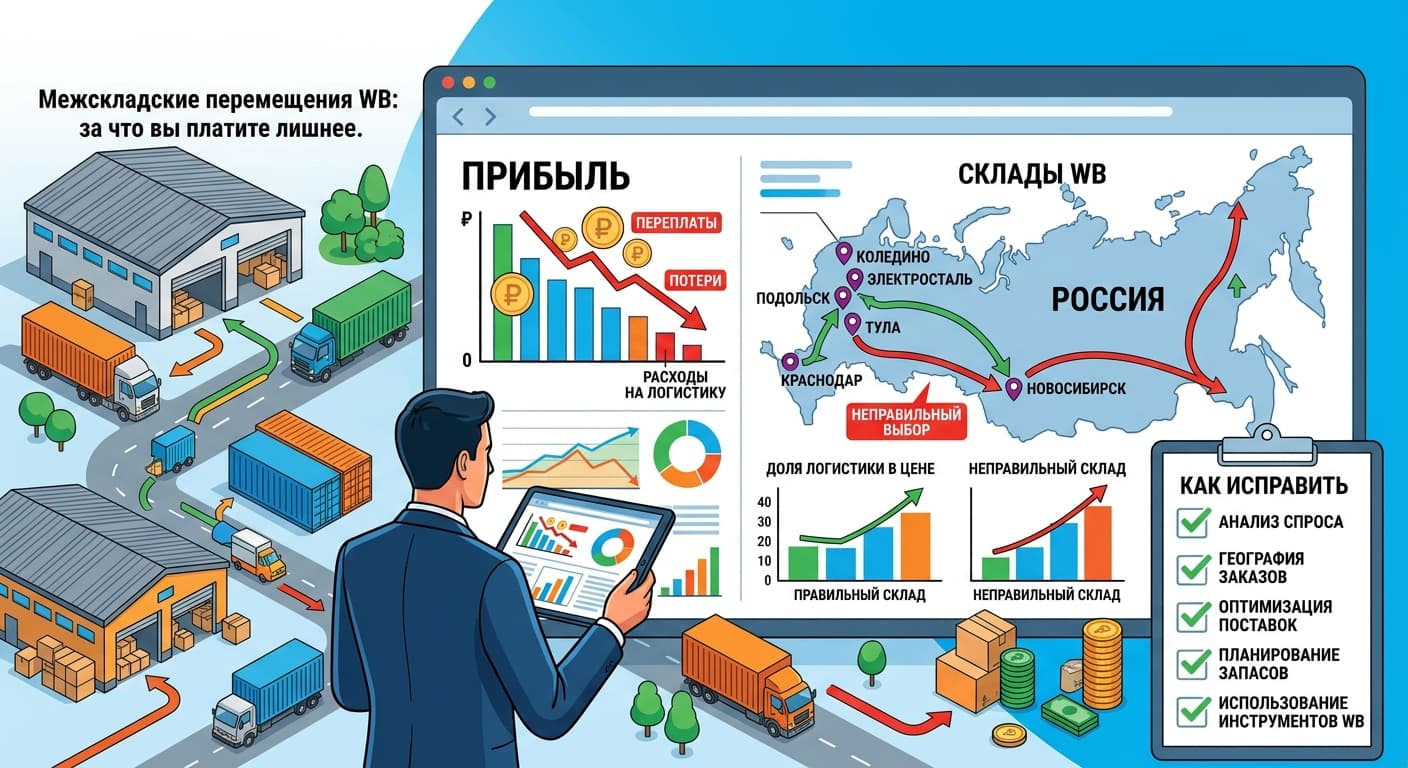 Межскладские перемещения WB: за что вы платите лишнее