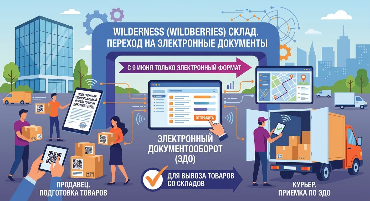 Wildberries переходит на электронные документы при вывозе товаров со складов