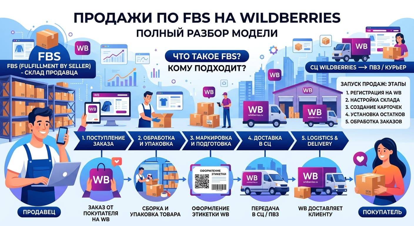 Продажи по FBS на Wildberries: полный разбор модели