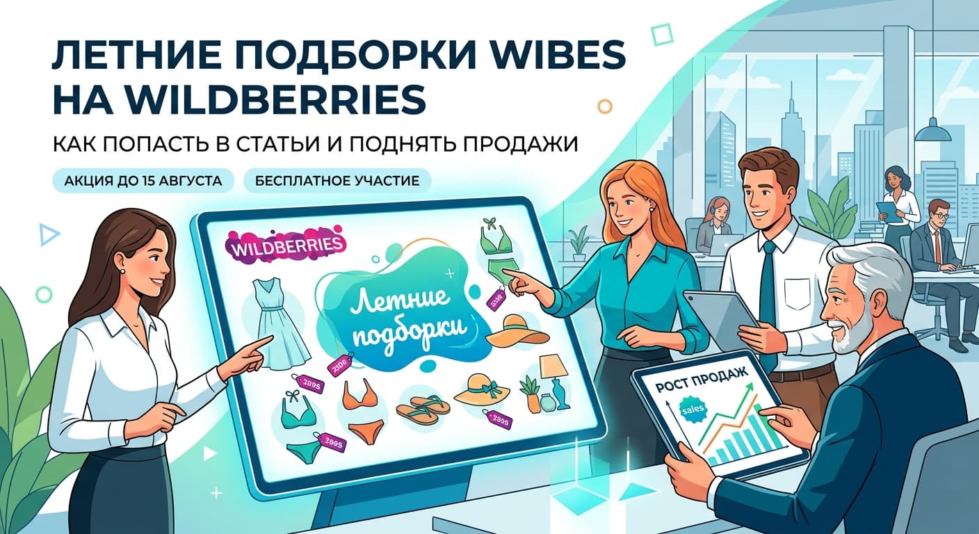 Летние подборки Wibes на Wildberries: как попасть в статьи и поднять продажи