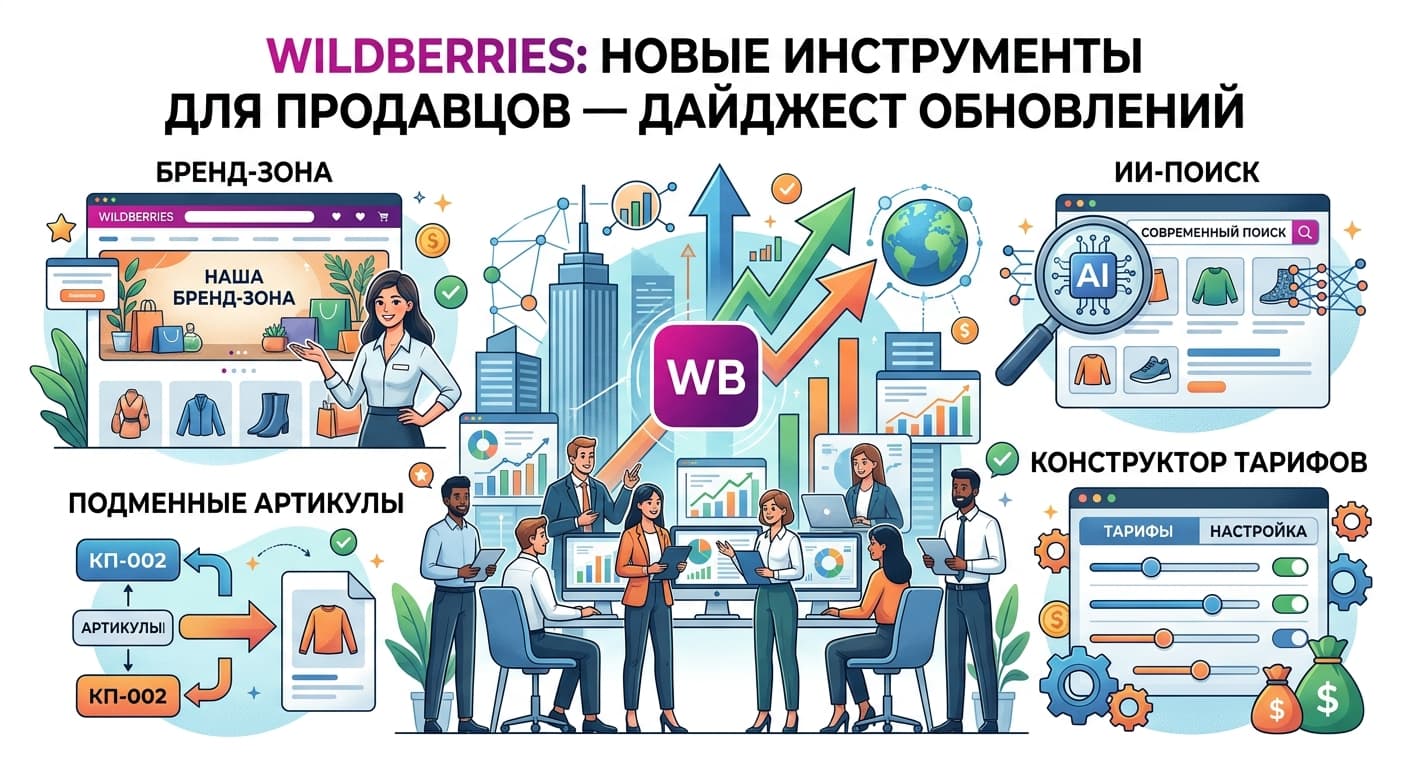 Wildberries: новые инструменты для продавцов — дайджест обновлений